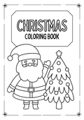 Christmas Coloring Book | 30 Printable Holiday Coloring Pages for Kids | Santa, Trees, Snowflakes & More | Instant Digital Download