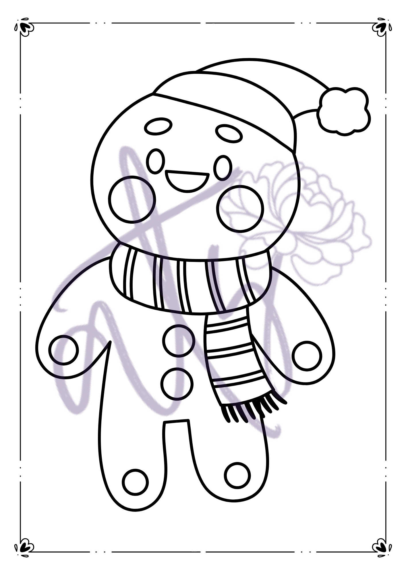 Christmas Coloring Book | 30 Printable Holiday Coloring Pages for Kids | Santa, Trees, Snowflakes & More | Instant Digital Download