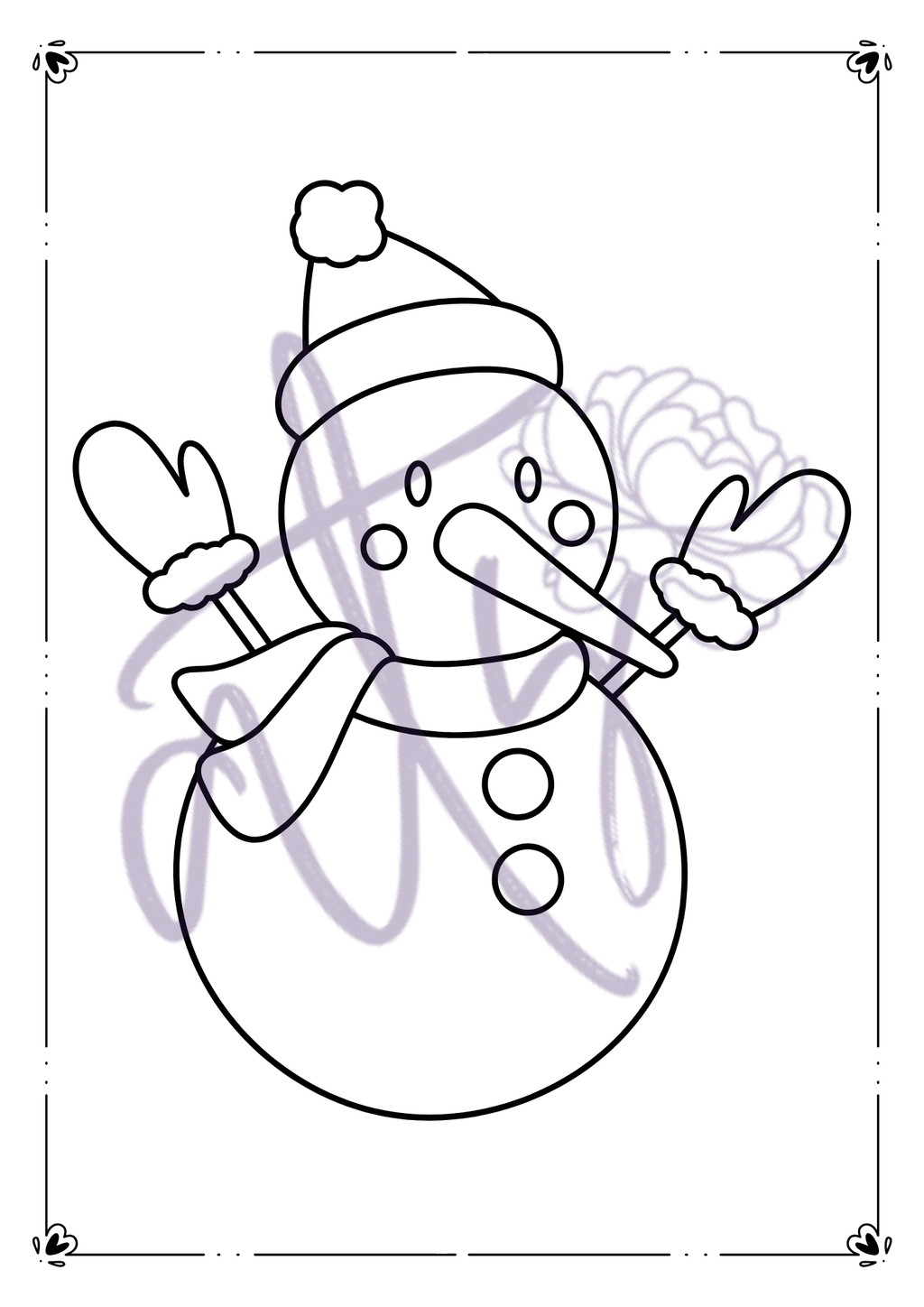 Christmas Coloring Book | 30 Printable Holiday Coloring Pages for Kids | Santa, Trees, Snowflakes & More | Instant Digital Download