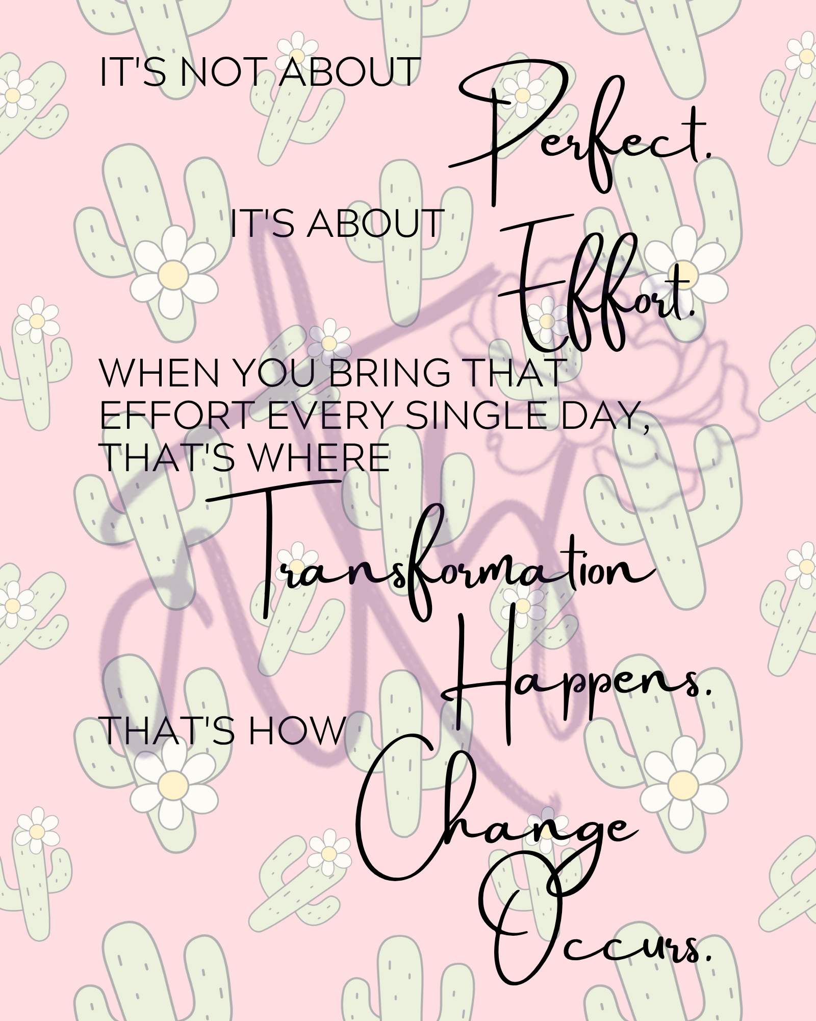 It's Not About Perfect Printable Wall Art | 10 Motivational 8x10 Posters | Growth Mindset Quote | Inspirational Digital Download