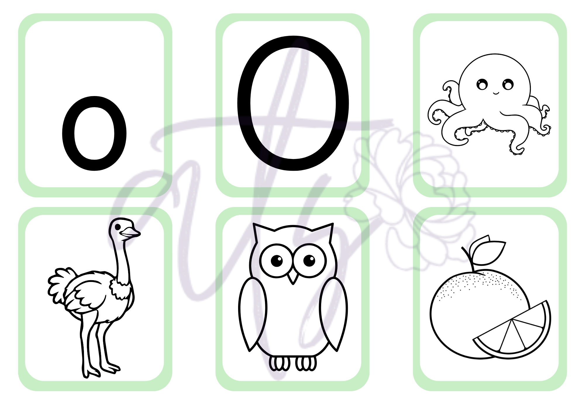 Letter & Picture Matching Cards | Printable Alphabet Beginning Sounds Activity | Preschool, Pre-K & Kindergarten Literacy Centers | Instant Digital Download