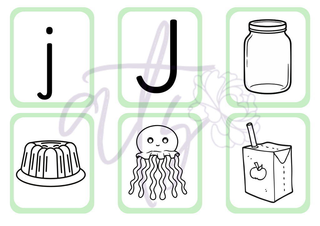 Letter & Picture Matching Cards | Printable Alphabet Beginning Sounds Activity | Preschool, Pre-K & Kindergarten Literacy Centers | Instant Digital Download