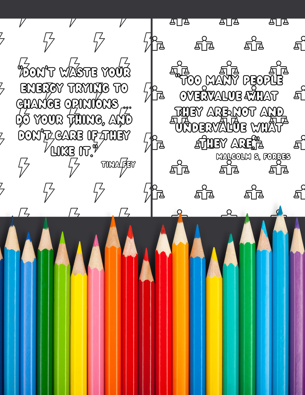 Self-Care & Positive Affirmations Coloring Book Bundle | 100 Printable Coloring Pages | Mindfulness, Self-Love & Stress Relief | Instant Digital Download