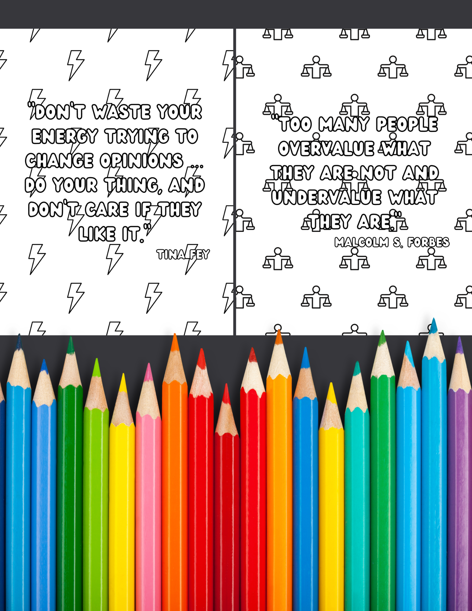 Self-Care & Positive Affirmations Coloring Book Bundle | 100 Printable Coloring Pages | Mindfulness, Self-Love & Stress Relief | Instant Digital Download